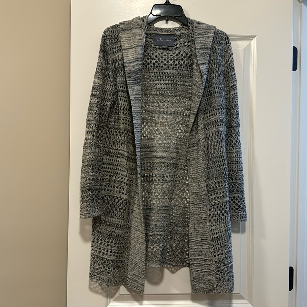 Paper Crane women’s size medium sweater jacket